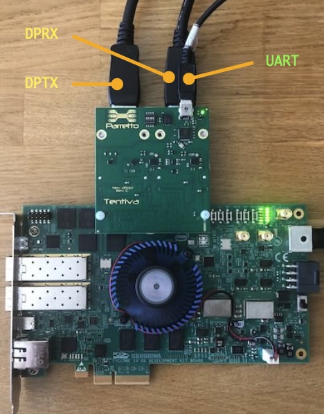 Intel DK-DEV-10CX220 board setup